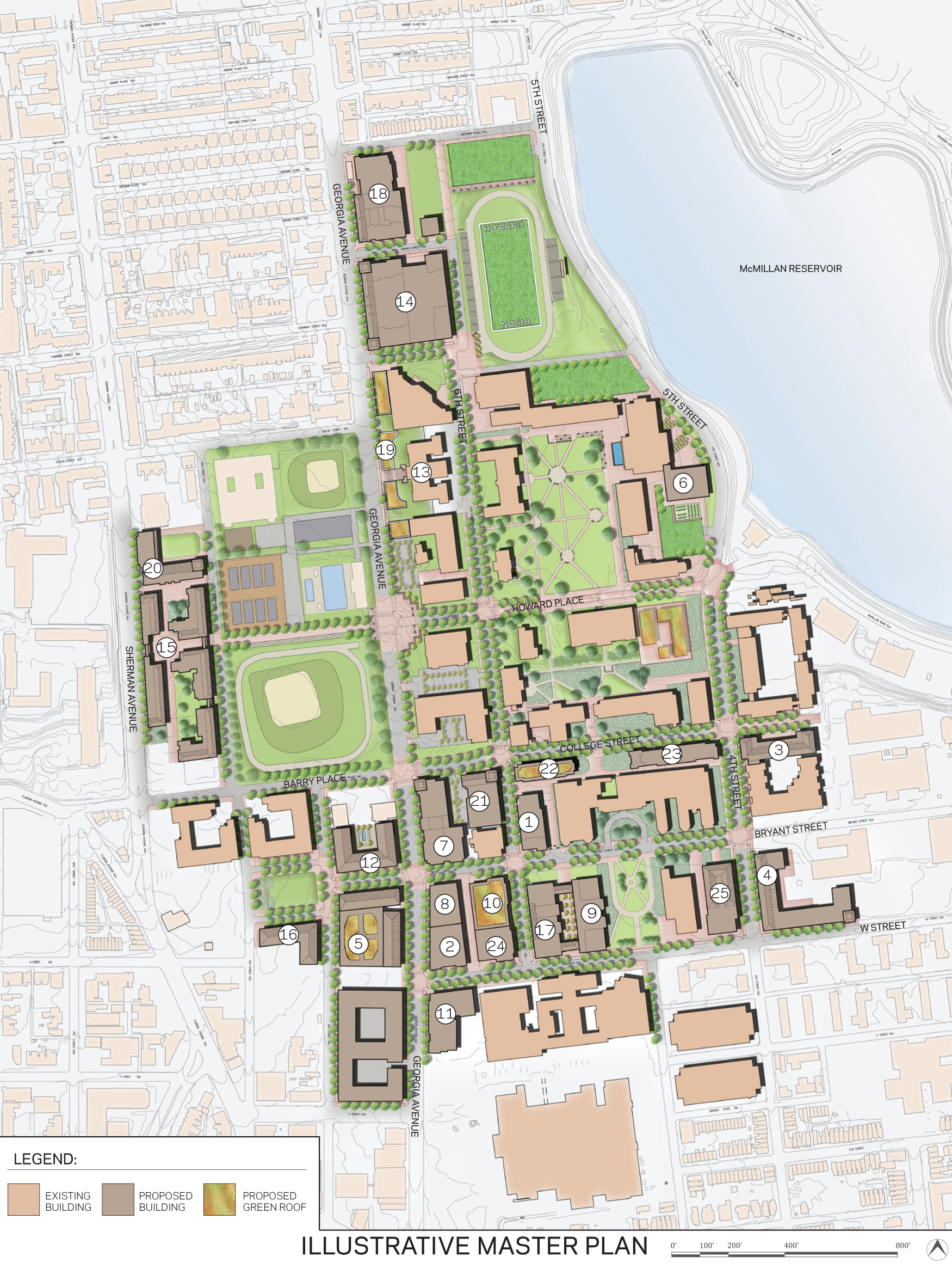 Howard University Campus Map Zip Code Map